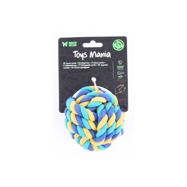 JOUETS pour chien LOT DE 4 BALLES coton 7CM MARTIN SELLIER-DOGFRENCHTOUCH