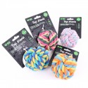 JOUETS pour chien LOT DE 4 BALLES coton 10CM MARTIN SELLIER-DOGFRENCHTOUCH