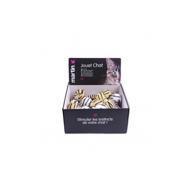 JOUETS pour chat LOT de 48 BALLES LEOPARD MARTIN SELLIER-DOGFRENCHTOUCH