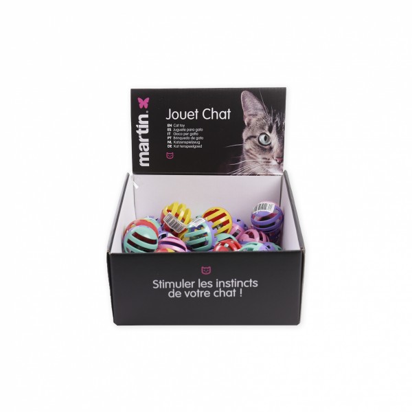 lot de balles plastiques pour chien et chat MARTIN SELLIER