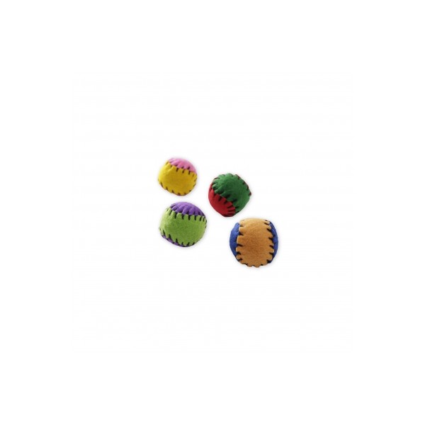 JOUETS pour chat LOT DE 4 BALLES en feutrine MARTIN SELLIER-DOGFRENCHTOUCH