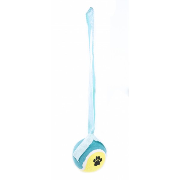 JOUETS pour chien LOT 4 BALLES DE TENNIS 6,5 cm avec sangle MARTIN SELLIER-DOGFRENCHTOUCH