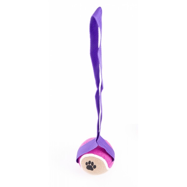 Jouet pour chien Balle de Tennis 10 cm avec sangle MARTIN SELLIER