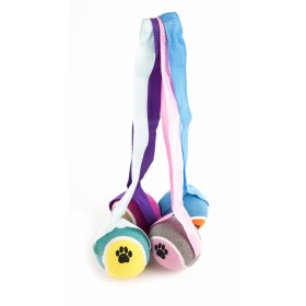JOUETS pour chien LOT 4 BALLES DE TENNIS 6,5 cm avec sangle MARTIN SELLIER-DOGFRENCHTOUCH