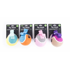 JOUETS pour chien LOT 4 BALLES DE TENNIS 6,5 cm avec sangle MARTIN SELLIER-DOGFRENCHTOUCH