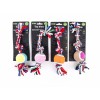 JOUETS pour petit chien LOT DE 4 CORDES + BALLE DE TENNIS MARTIN SELLIER-DOGFRENCHTOUCH