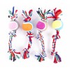 JOUETS pour petit chien LOT DE 4 CORDES + BALLE DE TENNIS MARTIN SELLIER-DOGFRENCHTOUCH