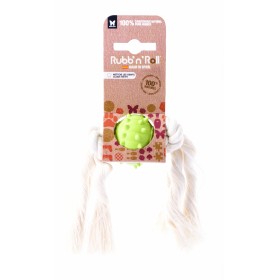 JOUET pour chien RUBB'N'DENTAL BALLE ET CORDE spécial dent RUBB'N'ROLL