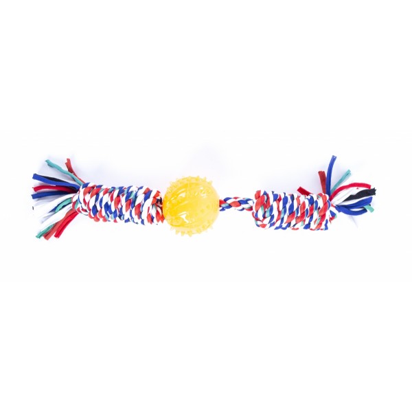 JOUETS pour petit chien et chiot LOT DE 4 CORDES + BALLE MARTIN SELLIER-DOGFRENCHTOUCH