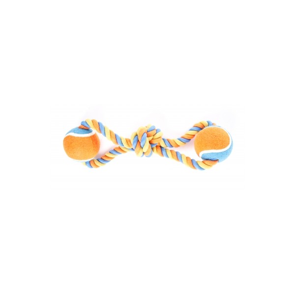 JOUETS pour chien LOT DE 4 CORDES + 2 BALLES DE TENNIS MARTIN SELLIER-DOGFRENCHTOUCH
