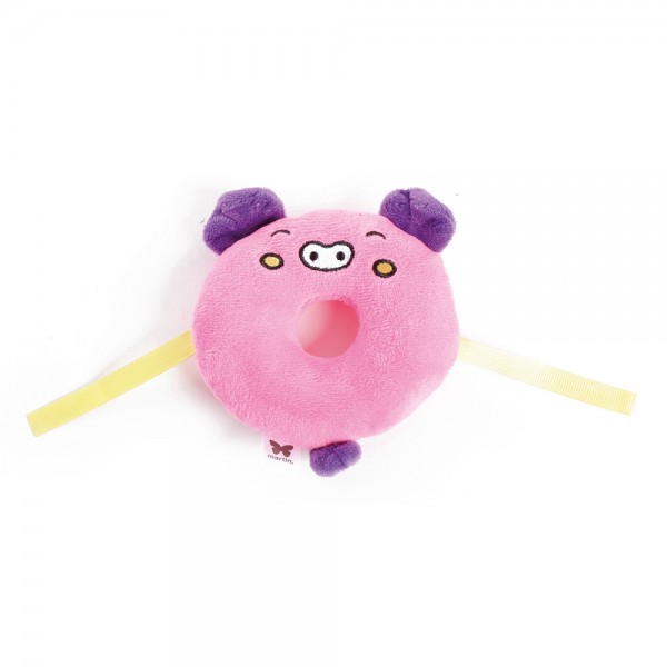 Jouet pour chien Peluche Cochon DONUT MARTIN SELLIER