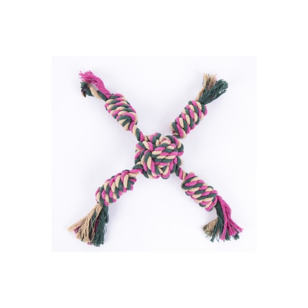 JOUETS pour chien LOT DE 4 CORDES en ETOILE 40CM MARTIN SELLIER-DOGFRENCHTOUCH