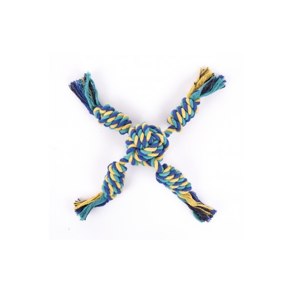 JOUETS pour chien LOT DE 4 CORDES en ETOILE 33CM MARTIN SELLIER-DOGFRENCHTOUCH