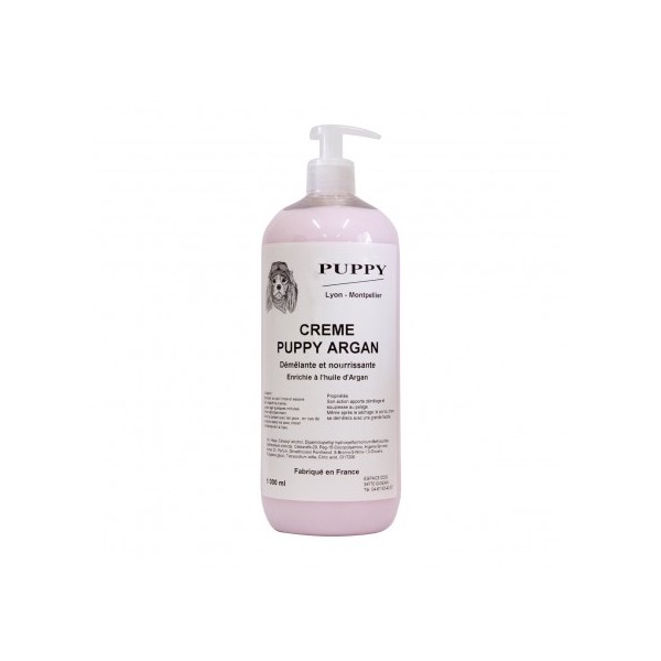 Crème démêlante pour chien et chat à l'Argan PUPPY