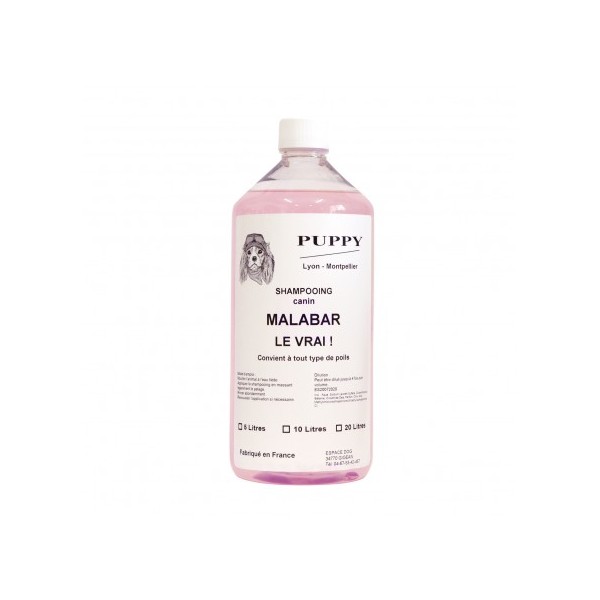 Shampooing pour chien et chat parfum MALABAR PUPPY