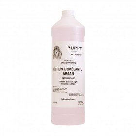 LOTION DEMELANTE pour chien et chat à l'ARGAN SANS RINCAGE PUPPY-DOGFRENCHTOUCH