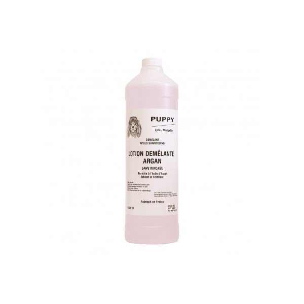 Lotion démêlante pour chien et chat à l'Argan sans rinçage PUPPY