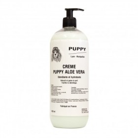 CREME DEMELANTE HYDRATANTE pour chien à l'ALOE VERA PUPPY-DOGFRENCHTOUCH