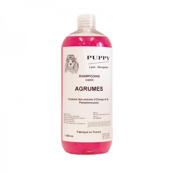 Shampooing pour chien et chat senteur AGRUMES PUPPY