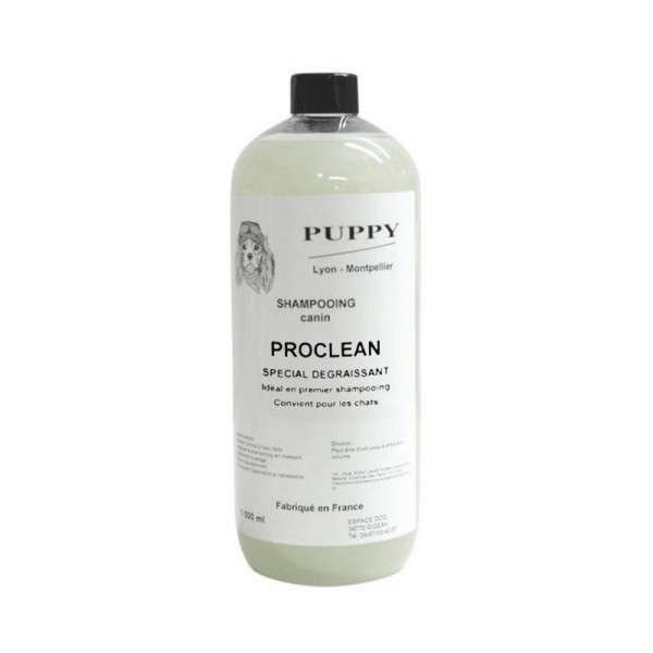 Shampooing pour chien et chat dégraissant PROCLEAN PUPPY