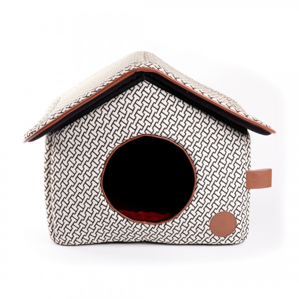 Maison pour chien et chat Collection Avenue Montaigne couleur Rouge MARTIN SELLIER