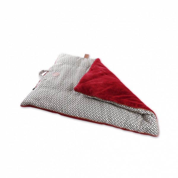 Plaid pour chien et chat Collection Avenue Montaigne couleur Rouge MARTIN SELLIER