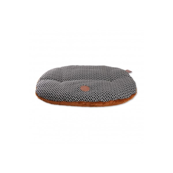 Coussin ovale pour chien et chat Collection Avenue Montaigne couleur Marron MARTIN SELLIER