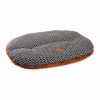 Coussin ovale pour chien et chat Collection Avenue Montaigne couleur Marron MARTIN SELLIER