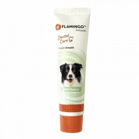 Dentifrice Menthe pour chien Flamingo