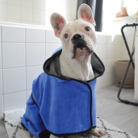 PEIGNOIR MICROFIBRE pour chien ULTRA ABSORBANT HERY