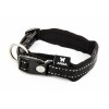 COLLIER pour chien avec COUTURES REFLECHISSANTES NEO PLUS noir ARKA HAOK-DOGFRENCHTOUCH