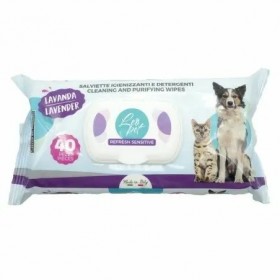 40 Lingettes nettoyantes pour chien et chat LEOPET