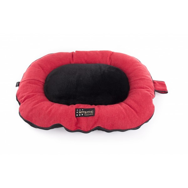 COUSSIN DONUT pour chien et chat Collection MYSTIC DREAM couleur rouge MARTIN SELLIER