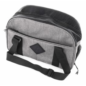 SAC DE TRANSPORT pour chien et chat Collection CROISETTE couleur gris MARTIN SELLIER-DOGFRENCHTOUCH