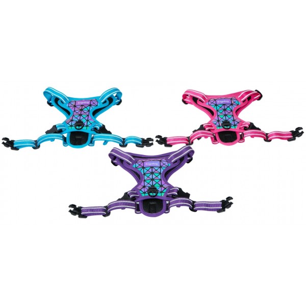 HARNAIS REFLECHISSANT pour chien BORÉAL couleur violet FREEDOG-DOGFRENCHTOUCH