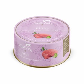 Nourriture pour chat à la Dinde x12 boites TERRA FELIS