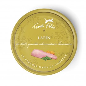 Nourriture pour chat au Lapin x12 boites TERRA FELIS
