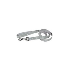 Laisse pour chien argentée collection CRISTAL VIVOG