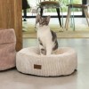 COUSSIN DEHOUSSABLE pour chien ou chat VELOURS CÔTELE gris DESIGNED BY LOTTE-DOGFRENCHTOUCH