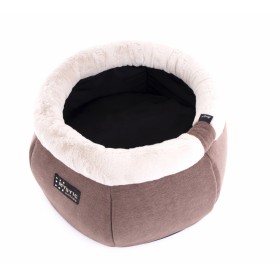 CORBEILLE HAUTE RONDE DEHOUSSABLE pour chien et chat Collection MYSTIC DREAM couleur beige MARTIN SELLIER-DOGFRENCHTOUCH