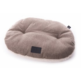 COUSSIN OVALE pour chien et chat Collection FAUBOURG couleur chataigne IMAGE-DOGFRENCHTOUCH