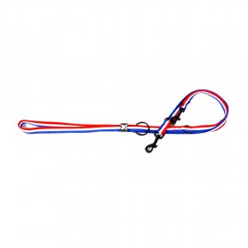 LAISSE pour chien TRICOLORE multipositions en nylon MARTIN SELLIER