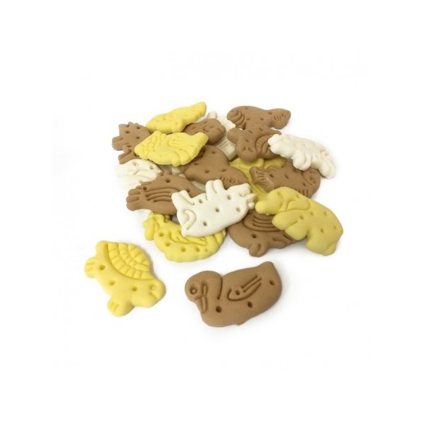 FRIANDISES pour chien SEAU biscuits forme animaux 1KG INOOBA