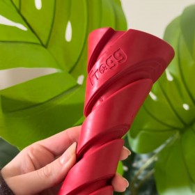 JOUET pour chien HALTÈRE SPIRALE résistante ET DISTRIBUTEUR DE FRIANDISES FROGG