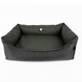 CORBEILLE DEHOUSSABLE pour chien ou chat Collection REAL DREAMER anthracite-kaki MARTIN SELLIER