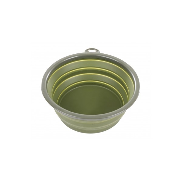 GAMELLE DE VOYAGE PLIABLE pour chien chat KAKI MARTIN SELLIER-DOGFRENCHTOUCH