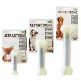 JOUET pour chien Os goût viande en nylon ULTRASTRONG BUBIMEX