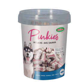 FRIANDISES pour chien SEAU BUBISNACK PINKIES saumon BUBIMEX - DOGFRENCHTOUCH