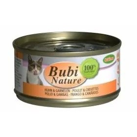 Patée pour chat BUBI NATURE poulet et crevettes 70g BUBIMEX