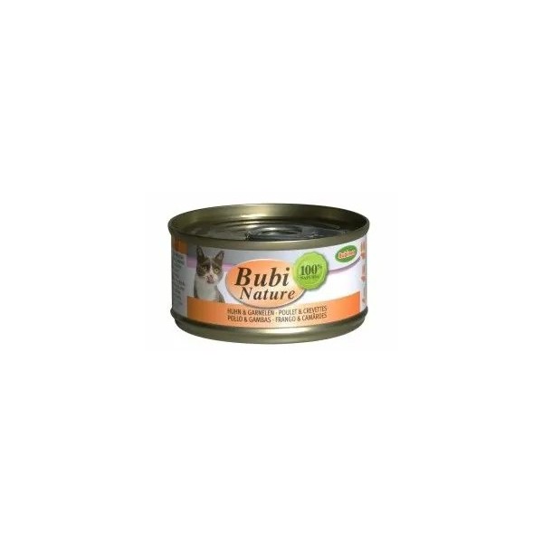 PATEE BUBI NATURE pour chat au poulet et crevettes 70g BUBIMEX-DOGFRENCHTOUCH